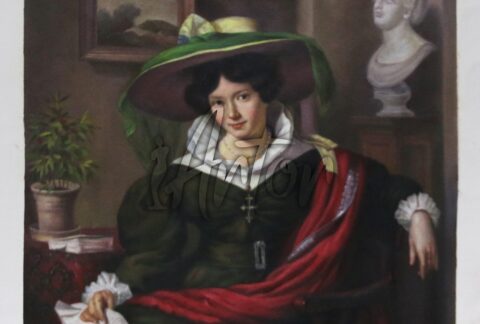 Portrait of Carolina Frederica Kerst, Wife of Louis Royer