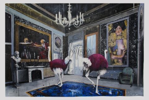 Recreated Art with Famous Painting Klimt