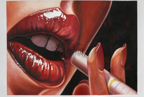 Red Lips Smoking