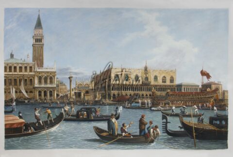 Return of the Bucentoro to the Molo on Ascension Day