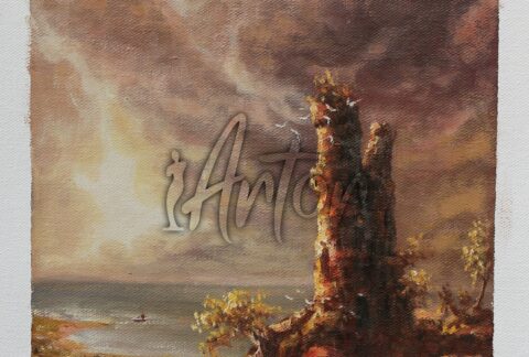 Romantic Landscape with Ruined Tower