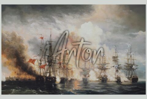 Russian-Turkish Sea Battle of Sinop on 18th November 1853