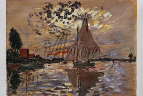 Sailboat at Le Petit-Gennevilliers