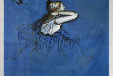 Seated Dancer in Profile