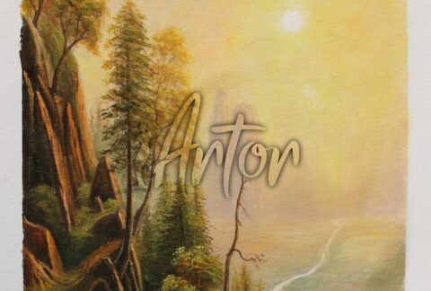 Study for Yosemite Valley, Glacier Point Trail