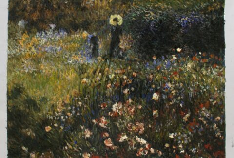 Summer Landscape, also known as Woman with a Parasol in a Garden