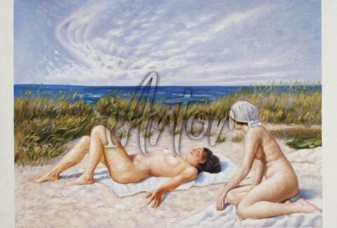 Sunbathing in The Dunes