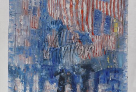 The Avenue in the Rain