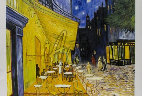 The Cafe Terrace on the Place de Forum, Arles, At Night