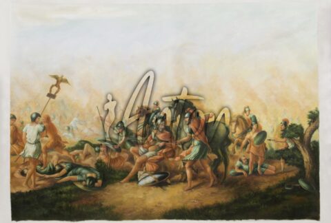 The Death of paulus Aemilius at the Battle of Cannae
