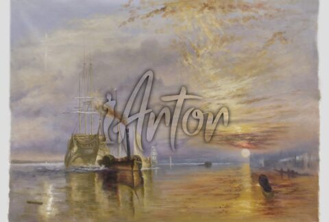 The Fighting Temeraire Tugged to Her Last Berth to be Broken Up