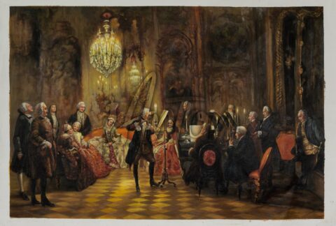 The Flute Concert of Frederick the Great at Sanssouci