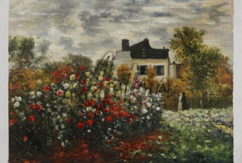 The Garden at Argenteuil, also known as The Dahlias