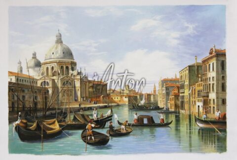 The Grand Canal and the Church Santa Maria della Salute