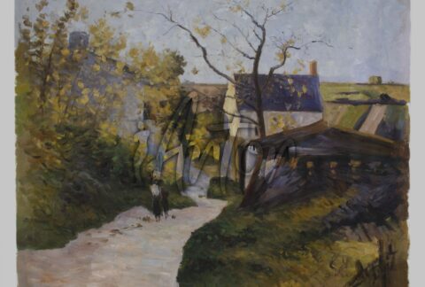 The Large Walnut Tree at l’Hermitage