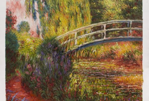 The Water-Lily Pond, also known as Japanese Bridge