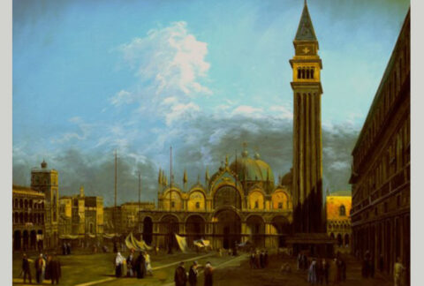Venice: Piazza San Marco with the Basilica and Campanile