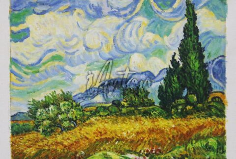 Wheat Field with Cypresses at the Haude Galline near Eygalieres