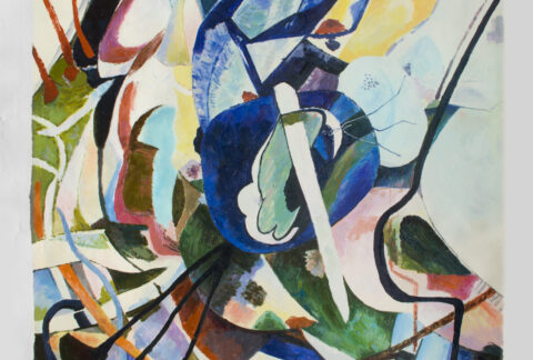 Geometric Abstract Canvas Oil Painting